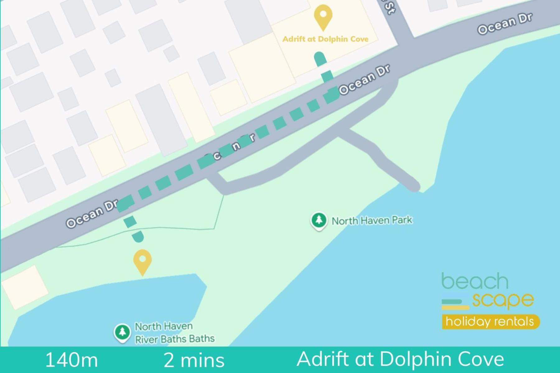 Adrift At Dolphin Cove Apt 5 - Riverfront Modern North Haven Bagian luar foto